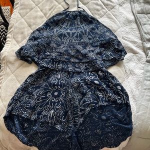 Blue Rip Curl cover-up/ romper